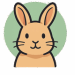 兎のイラストアイコン